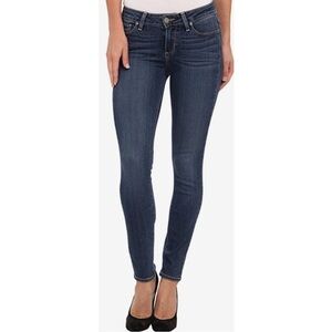 Paige Verdugo Crop Skinny Jeans 31 Zach Distressed Denim